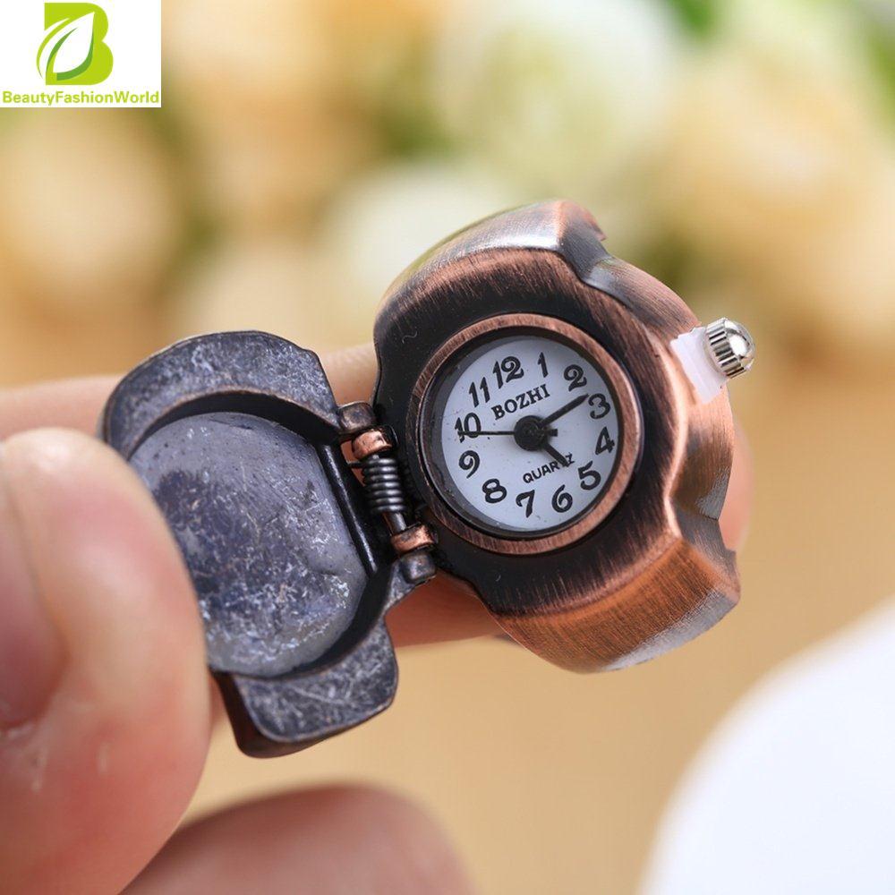 Unisex Nhẫn Đầu Lâu Đồng Hồ Vỏ Sò Vintage Cướp Biển Người Tặng Đảng quốc tế-quốc tế 2