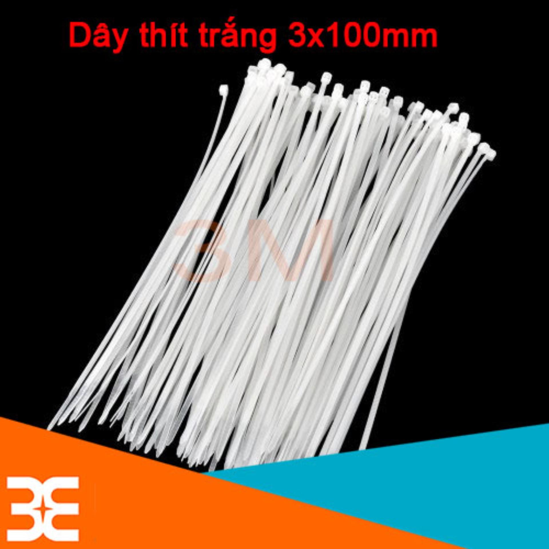 1000 Sợi Dây Thít, Dây Buộc, Lạt Nhựa 3x100mm