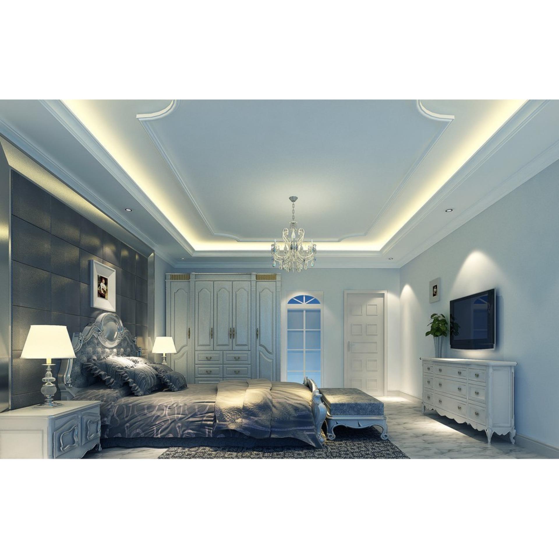 Dây đèn LED hắt trần 5050RGB trang trí phòng khách, chu vi 50m + Nguồn + Bộ khiển 50m