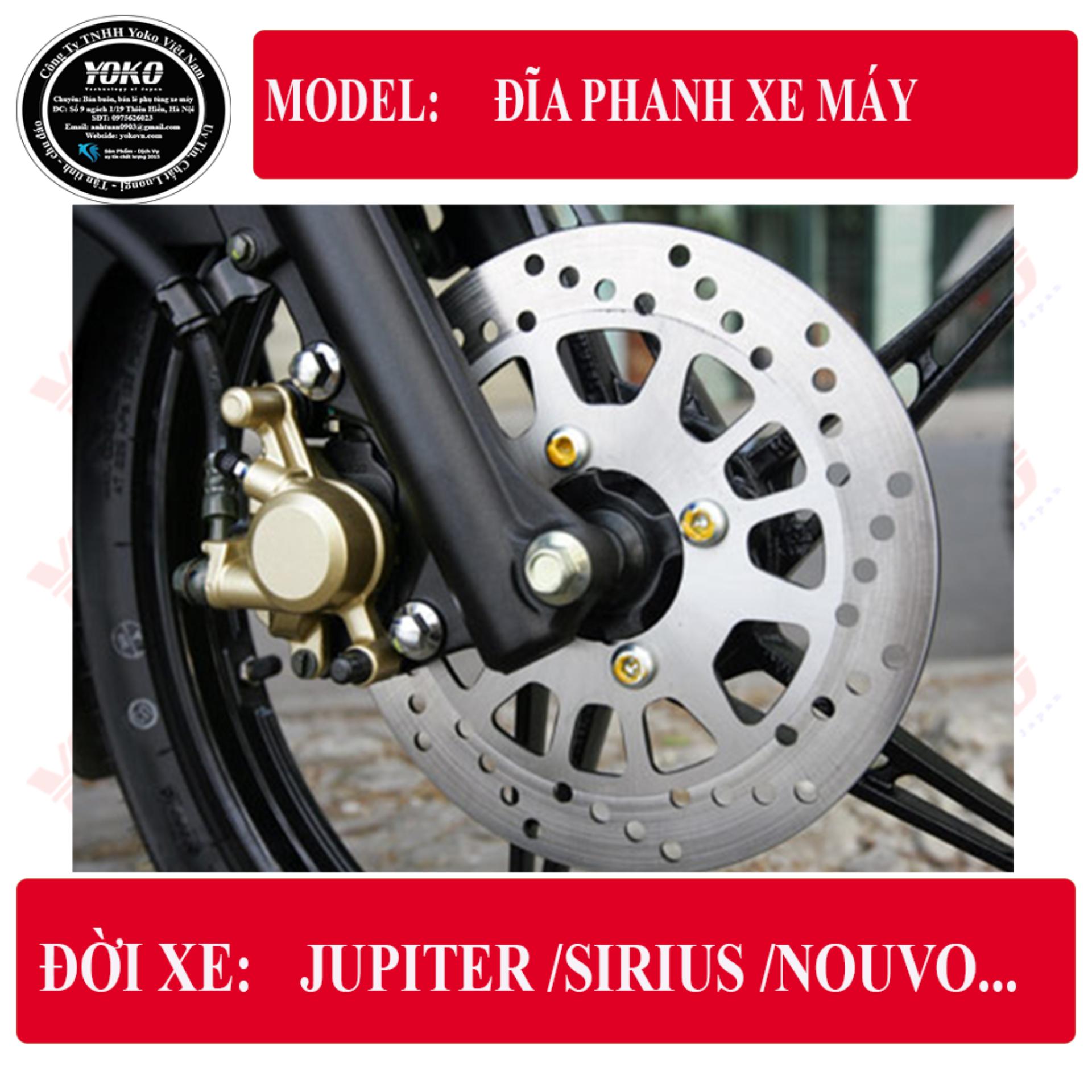 Đĩa phanh xe máy YAMAHA Jupiter/Sirius/Nouvo...
