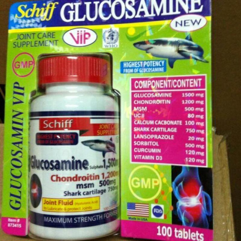 Schiff Glucosamin 1500 VIP m đau xương khớp nhập của Mỹ nhập khẩu