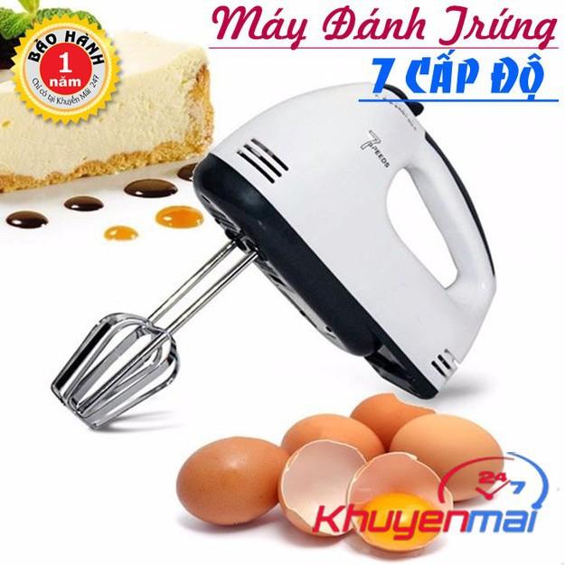 Máy đánh trứng cầm tay 7 tốc độ, máy đánh trứng cầm tay mini, máy trộn bột đa năng, máy đánh tạo bọt cafe, may danh trung, may tron bot da nang, nha bep, làm bánh - sự hài lòng của bạn là đam mê của chúng tôi