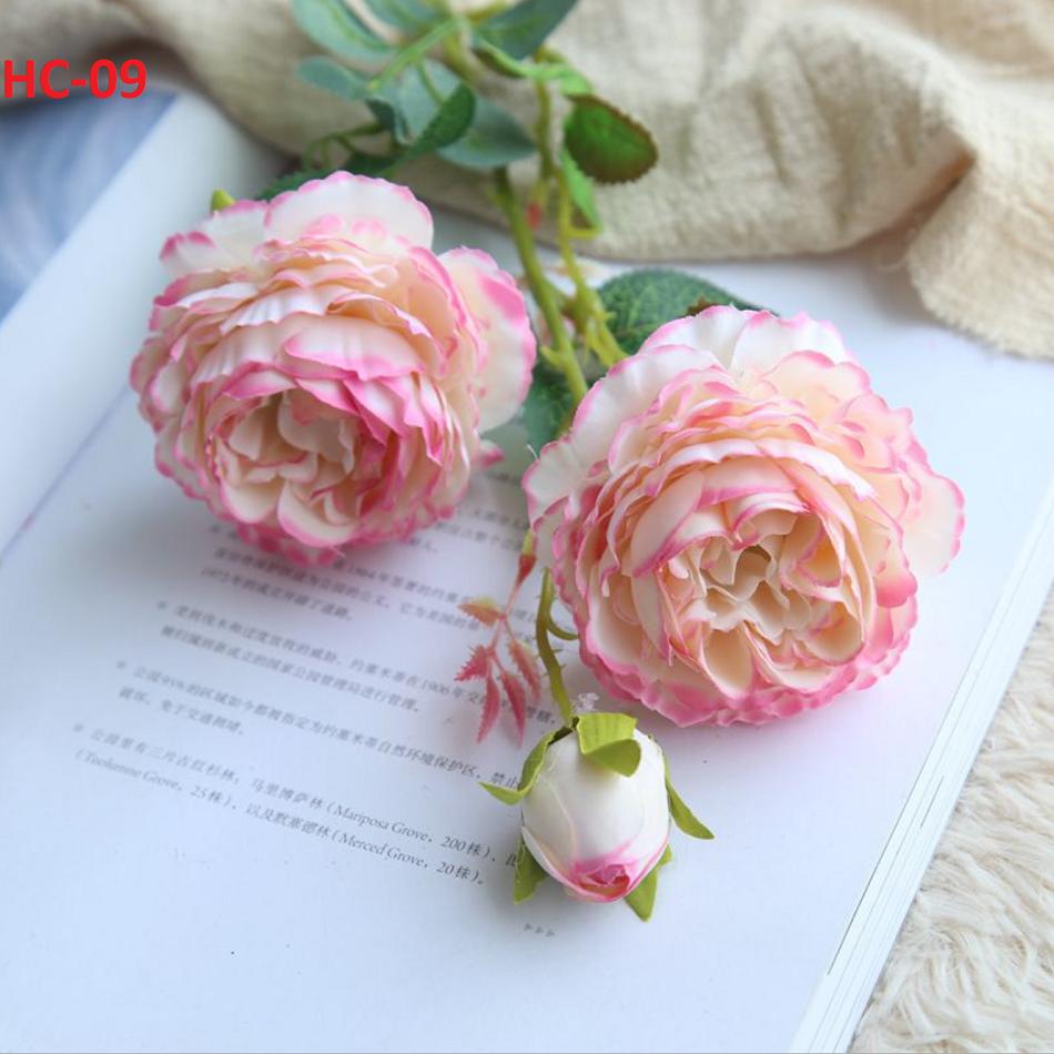 COMBO 5 CÀNH HOA HỒNG LỤA CAO CẤP ĐẸP TINH TẾ