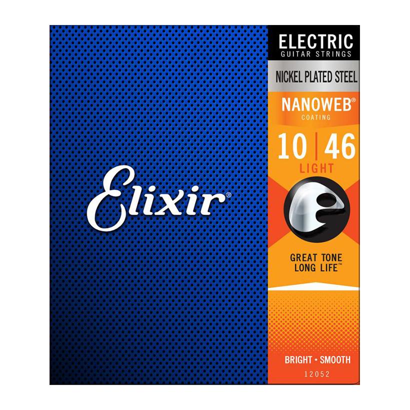 Dây đàn guitar điện Elixir 12052 Size 10 Nanoweb Super Light
