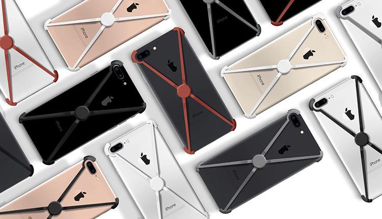 Ốp Iphone 6plus 7plus 8plus viền chữ X có nam châm đa năng