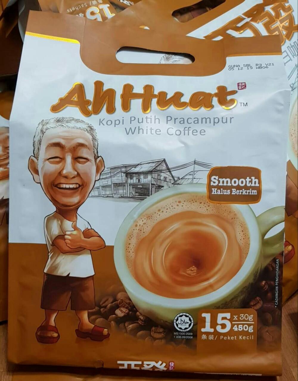 Cà phê trắng White Coffee AhHuat Smooth Malaysia