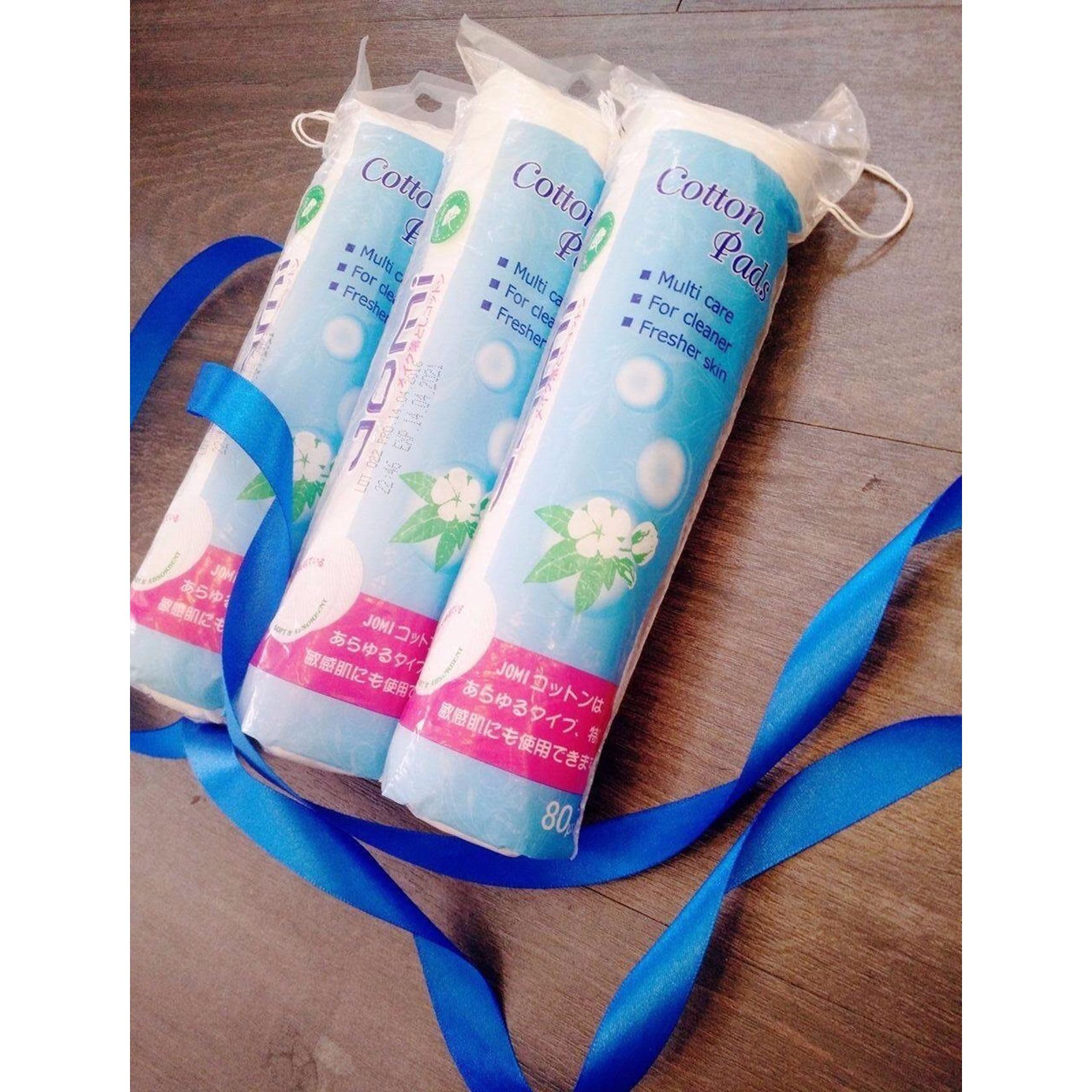 Bông tẩy trang Jomi Cotton Pads Nhật Bản 120 miếng/túi