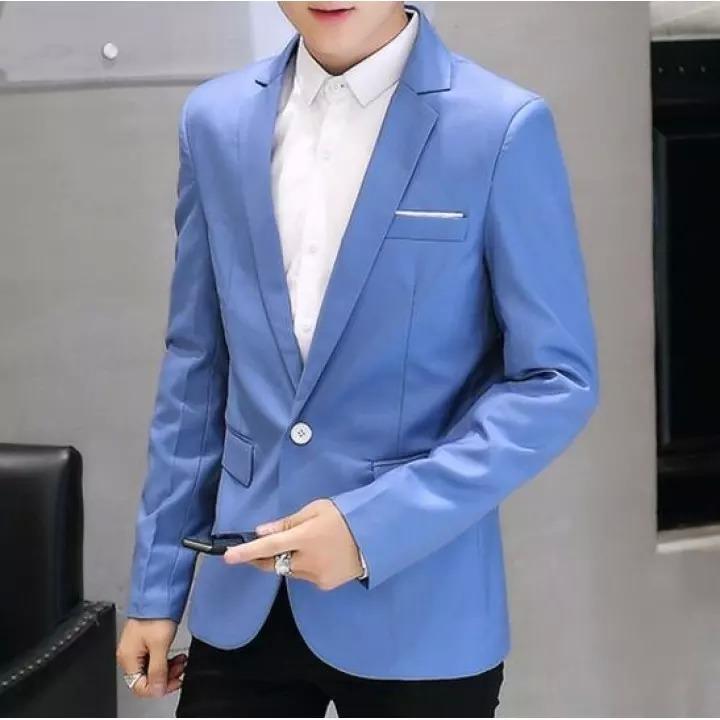 [HCM]ÁO KHOÁC VÉST HÀN QUỐC SANG TRỌNG (Xanh Biển)