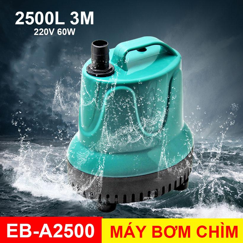 Máy Bơm Nước Chìm Hồ Cá Hòn Non Bộ 220V 2500L EB-A2500