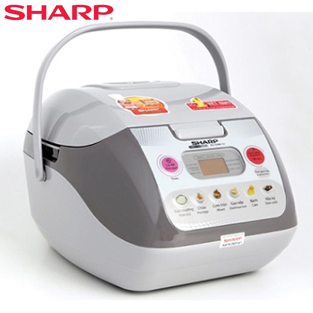 Nồi Cơm Điện Tử Sharp KS-COM18 1,8L (Xám) bảo hành chính hãng sharp 1 năm