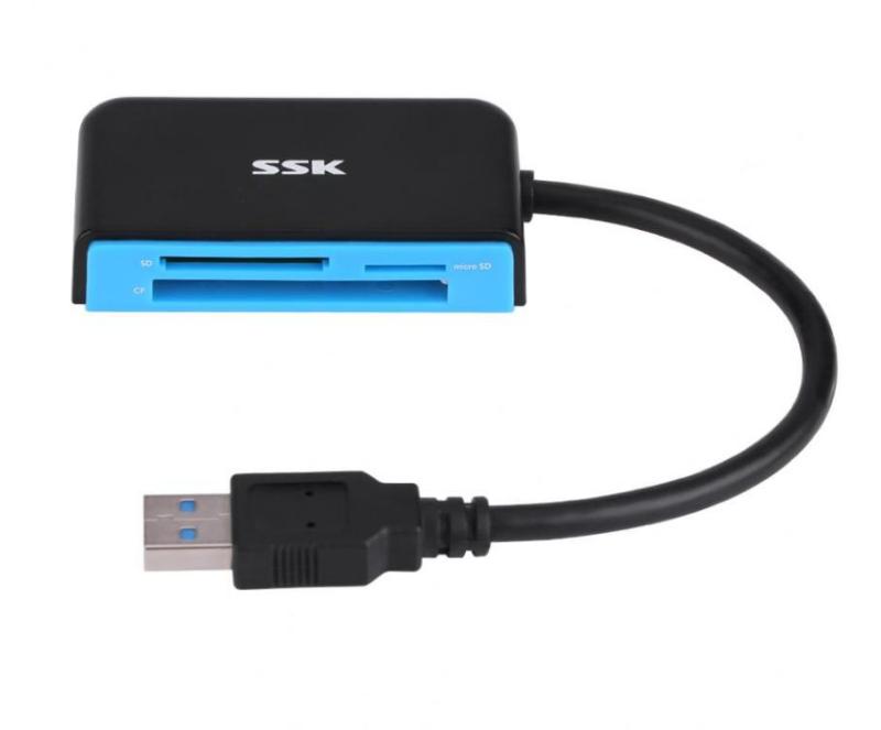 Đầu đọc thẻ nhớ đa năng SSK SCRM330 USB 3.0