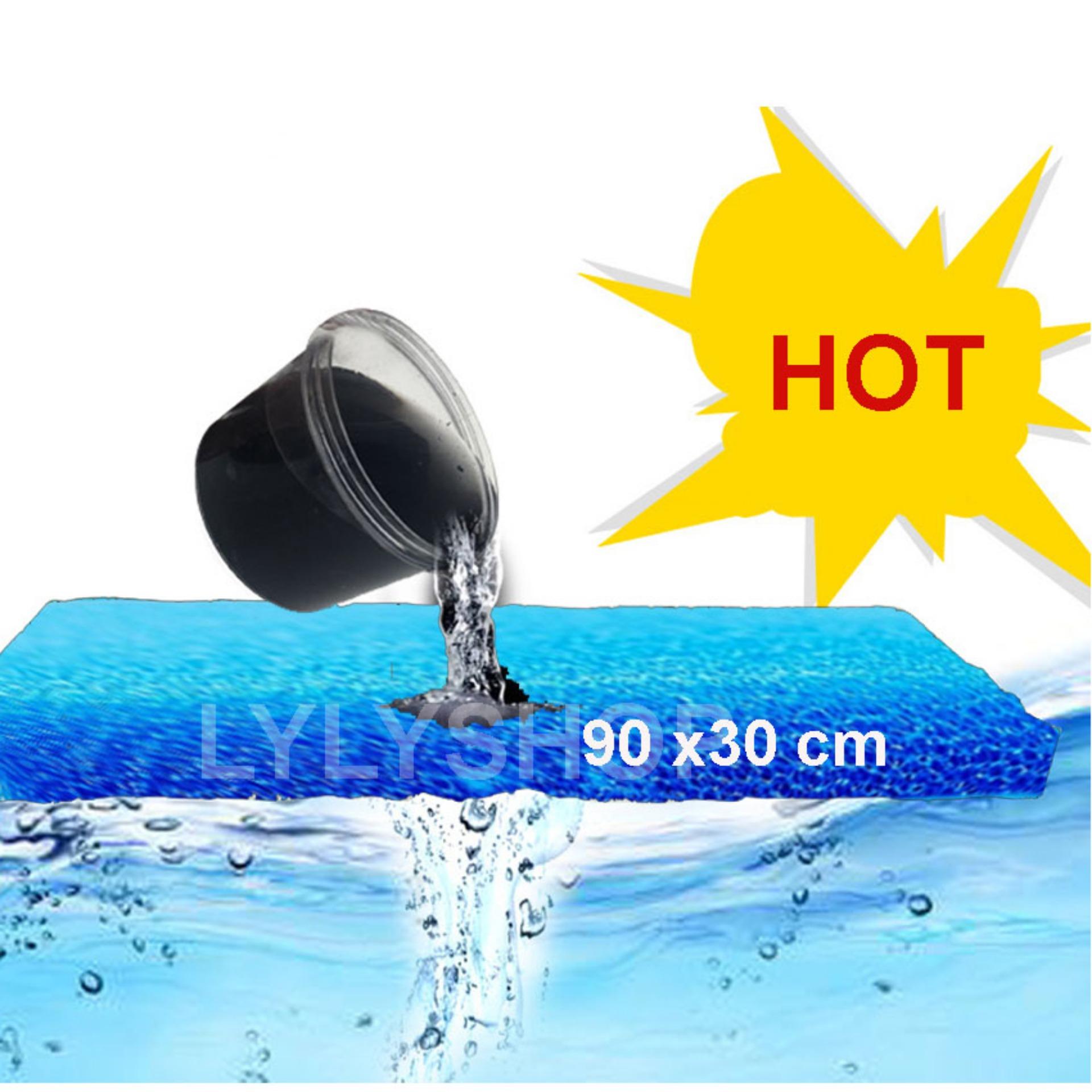 COMBO 2 Xốp lọc bể cá RS 900 x 300mm, dày 20mm - Lọc hồ cá koi loạt tốt, dễ dàng tái chế, sử dụng nhiều lần, giá thành rẻ, tiết kiệm chi phí - Vật liệu lọc không thể thiếu được trong hệ thống lọc bể cá, hồ thủy sinh( Xanh)