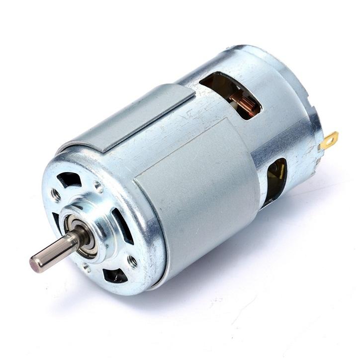 Motor 775 đảm bảo đủ 120W, dây đồng, 12V - 24V -14000 vòng/ph, có bạc đạn: Chế máy cưa, máy cắt, máy mài, ô tô, tầu thuyền