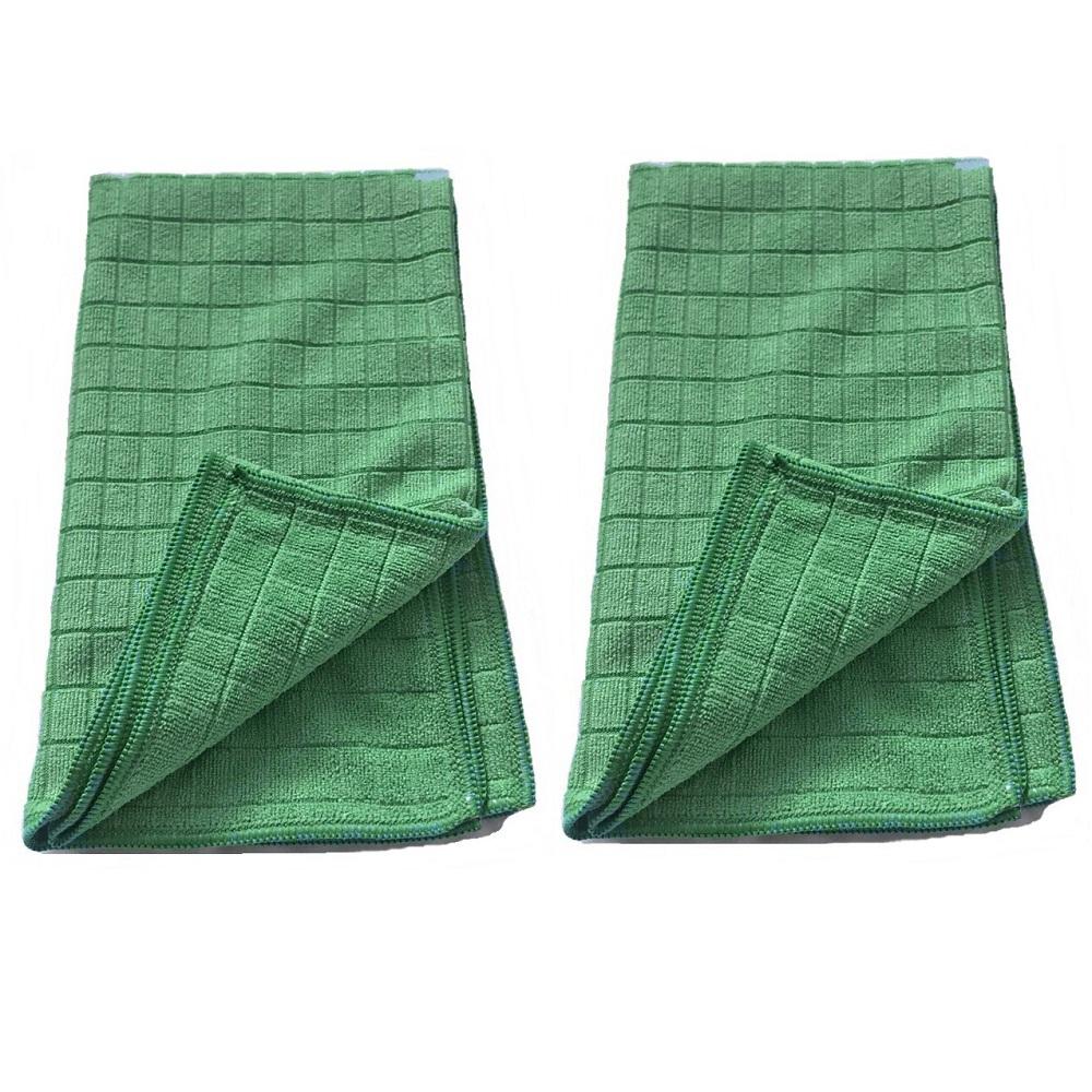 Bộ 2 khăn Microfiber chuyên dụng lau xe ô tô 50 x 55cm