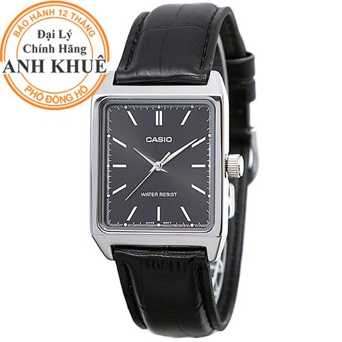 Đồng hồ nam dây da casio anh khuê mtp-v007l-1eudf