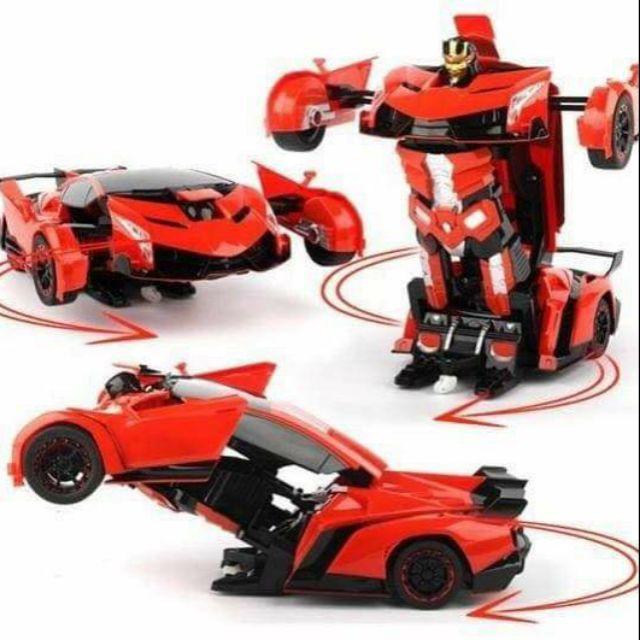 Đồ chơi xe ô tô biến hình thành robot