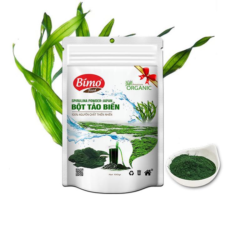 [HCM]Bột Xoắn Spirulina Giảm Thâm 200gr - Bimo Food