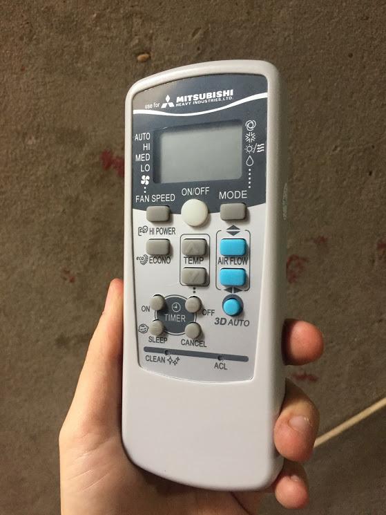 Điều khiển điều hòa mitshubishi