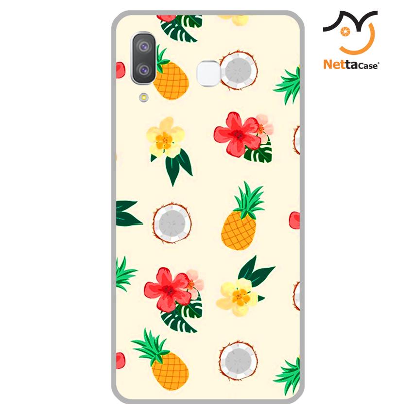 Ốp lưng điện thoại samsung galaxy a8 star - 01033 0046 fruit04 - silicon dẻo