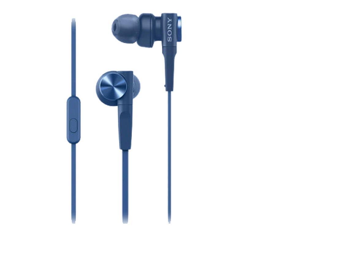 [HCM]Tai nghe Sony In-ear EXTRA BASS™ XB55AP (xanh dương) - phân phối chính hãng