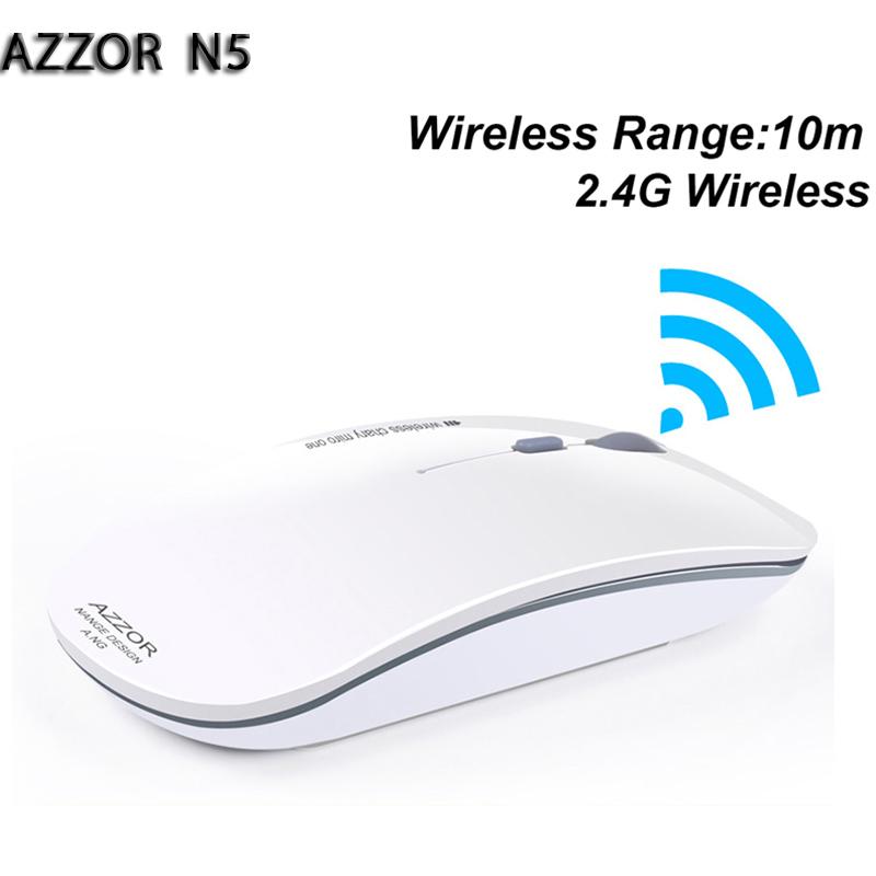 Chuột không dây pin sạc Azzor N5 siêu mỏng