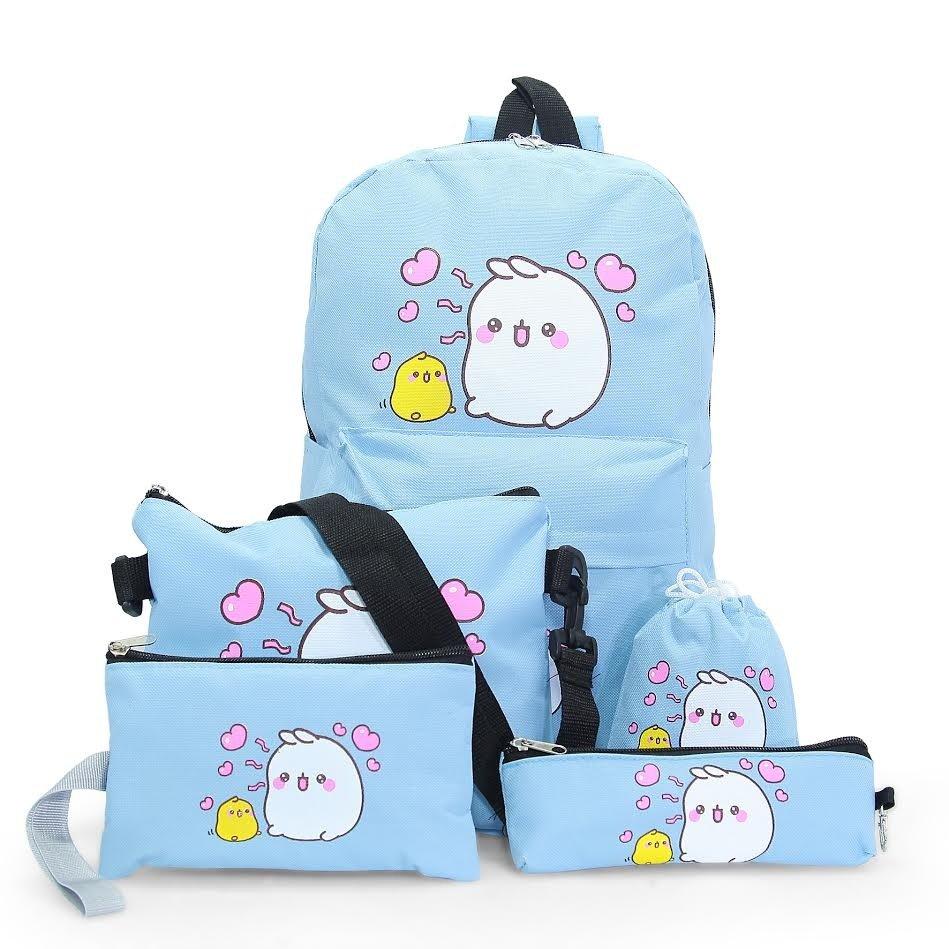 [SET 5 in 1] Bộ balo thời trang set 5 phụ kiện