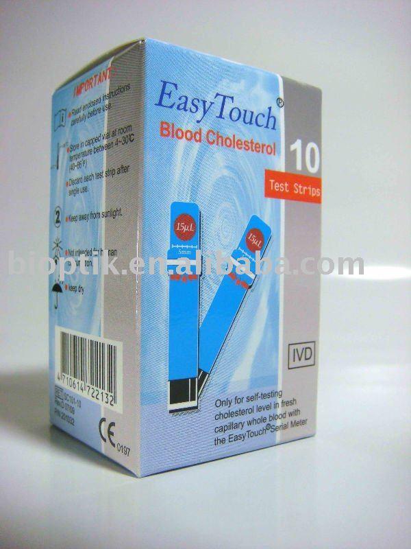 Que thử đường huyết dùng cho máy Easy Touch ET322 ( 25 Que ) nhập khẩu