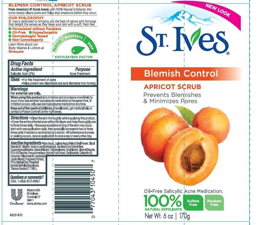 Kết quả hình ảnh cho St. Ives Blemish Control Apricot Scrub