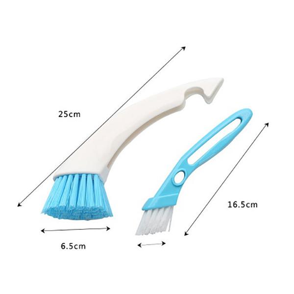 Bàn chải nylon 2 đầu mã km1353 - sản xuất chuẩn nhật dụng cụ vệ sinh tiện lợi cho những nhà nội trợ