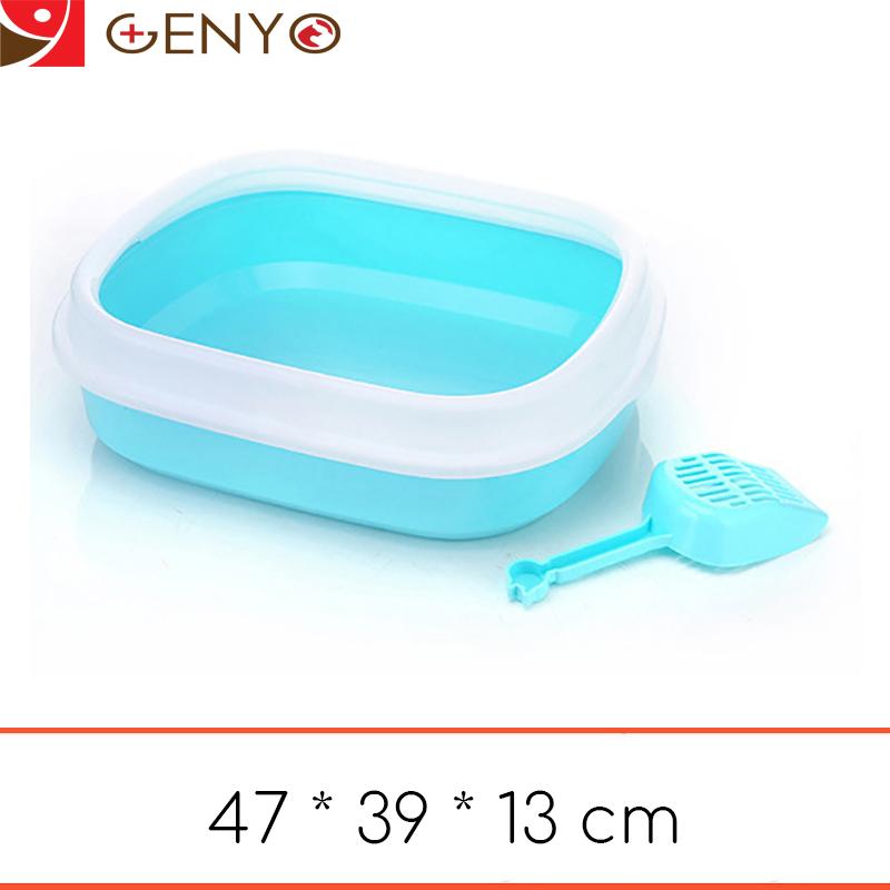 Khay đi vệ sinh cho mèo Khay đựng cát vệ sinh cho mèo 1-5kg - Khay cát mèo 003