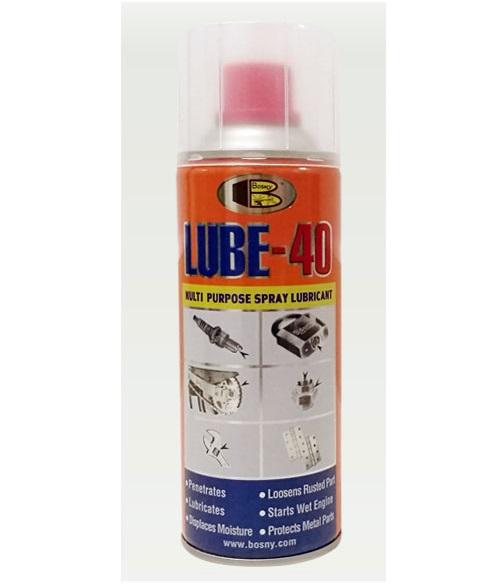 Dầu chống rỉ sét và bôi trơn  Lube-40 400cc Bosny