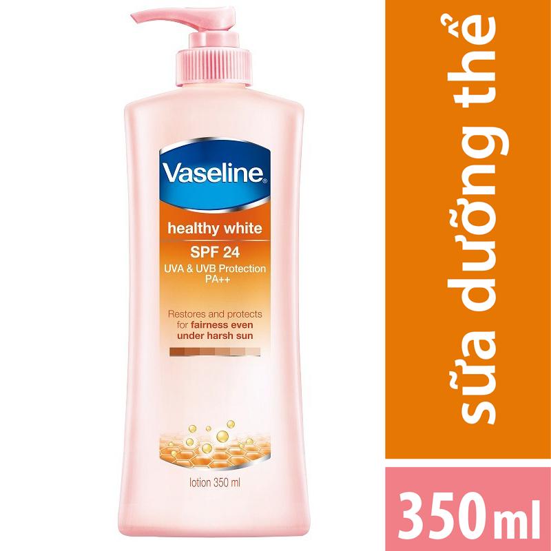 Sữa dưỡng thể vaseline chống nắng toàn thân spf24 pa++ - 350ml