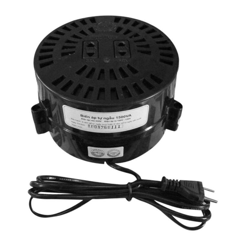 Biến áp đổi nguồn lioa vào 220v ra 100v-120v 1.5kva dn015