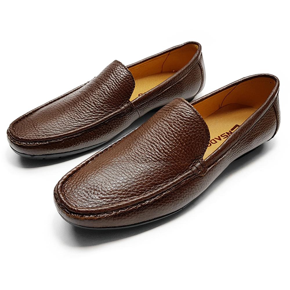 Giày nam cao cấp da bò thật siêu mềm phong cách đơn giản lịch lãm gm29lg