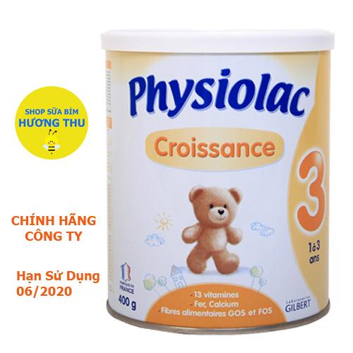 Sữa bột Physiolac Croissance số 3 lon 400g
