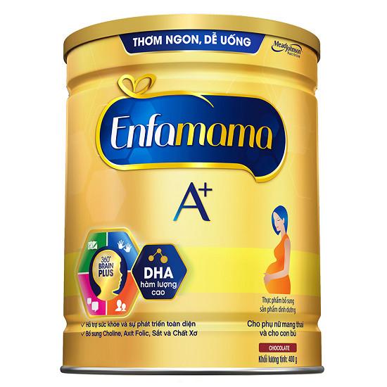 Sữa bột Enfamama A+ dành cho bà mẹ mang thai và cho con bú - Hộp thiếc 900g - Vị Chocolate