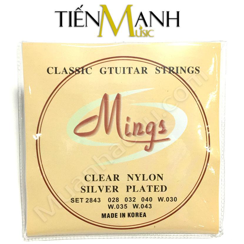Bộ dây đàn guitar classic mings nylon 2843