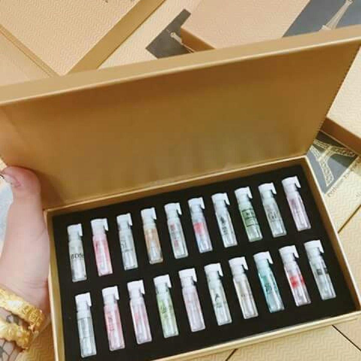 Set 20 ống nước hoa của các thương hiệu nổi tiếng Pháp 2ml