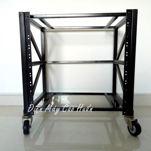 Tủ Máy âm thanh nhỏ - kệ để thiết bị âm thanh nhỏ kệ để máy có bánh xe, kích thước 59 x 55 x 40cm