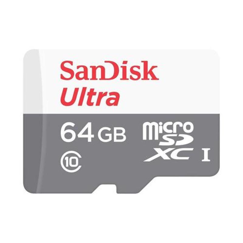 Thẻ Nhớ Sandisk Micro SD Ultra II 64GB Class 10 - 80MB/s (không Adapter) - Hãng Phân Phối Chính Thức