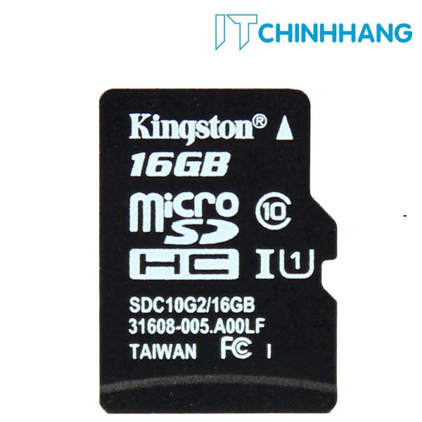 Bộ 3 thẻ nhớ 16GB Kingston up to 80mb/s SDHC C10 UHS-I SDC10G2/16GBFR - HÃNG PHÂN PHỐI CHÍNH THỨC
