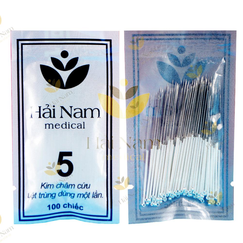 Kim châm cứu Hải Nam số 5 (gói 100 chiếc)