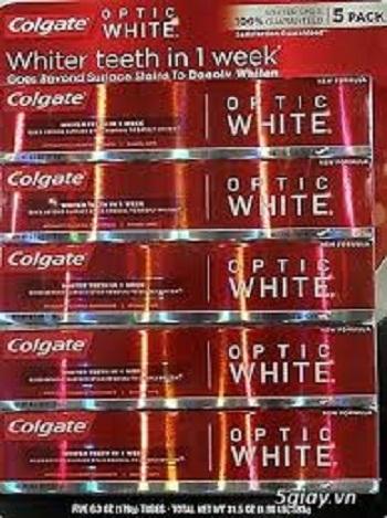 combo 12 tuýp kem đánh răng trắng răng Mỹ - colgate optic white 100g