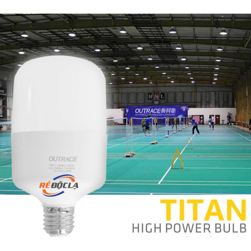Bóng đèn Led bulb Trụ 30W Outrace ( Ánh sáng trắng ) - Led Cao Cấp- LED SHOP