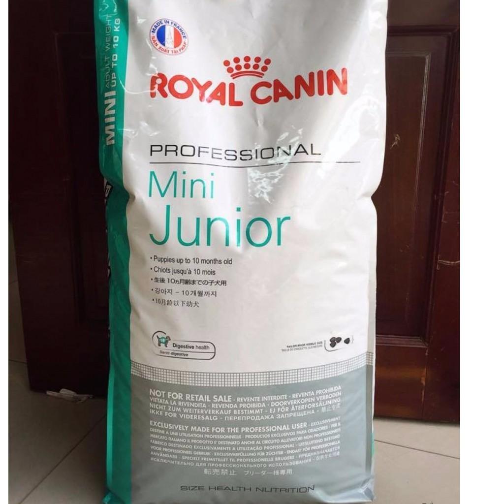 HẠT ROYAL CANIN MINI JUNIOR CHÓ CON Chiết Lẻ Bao 1Kg Có Khóa ZIP