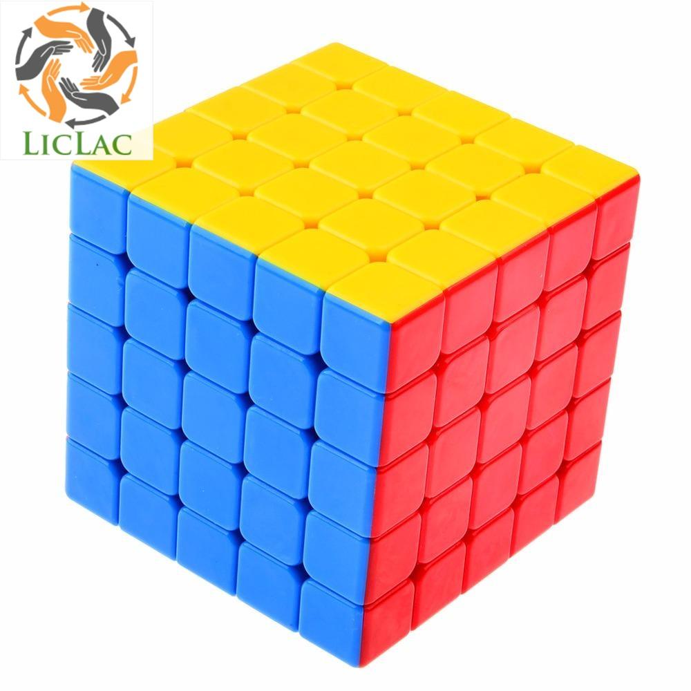 Đồ Chơi Rubik Ju Xing Toys 5x5x5 Không Viền Loại Xịn DẠ QUANG