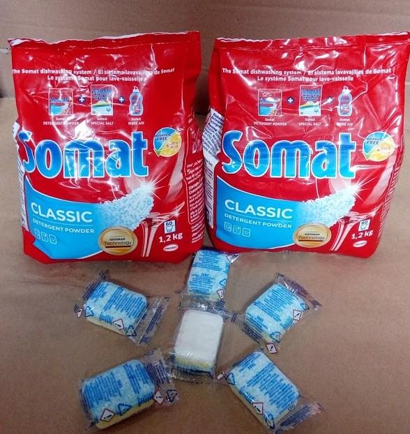 Combo 2 Bột Rửa Bát Chén- Somat Classic Detergent Powder 1.2kg