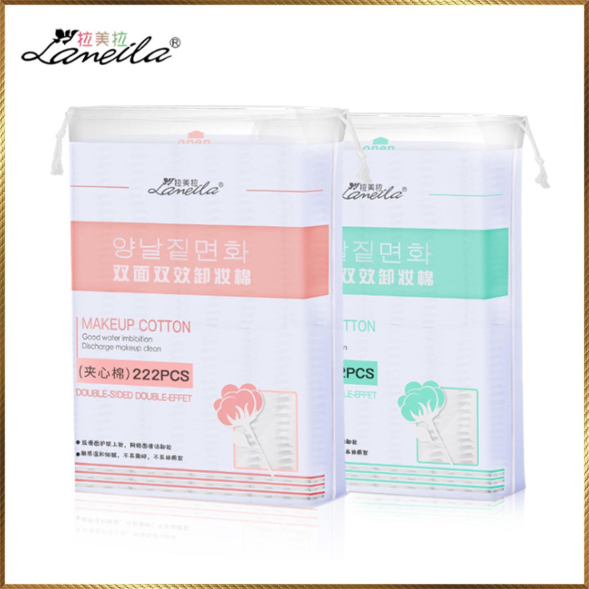 Bông tẩy trang Laneila túi 222 miếng BL33
