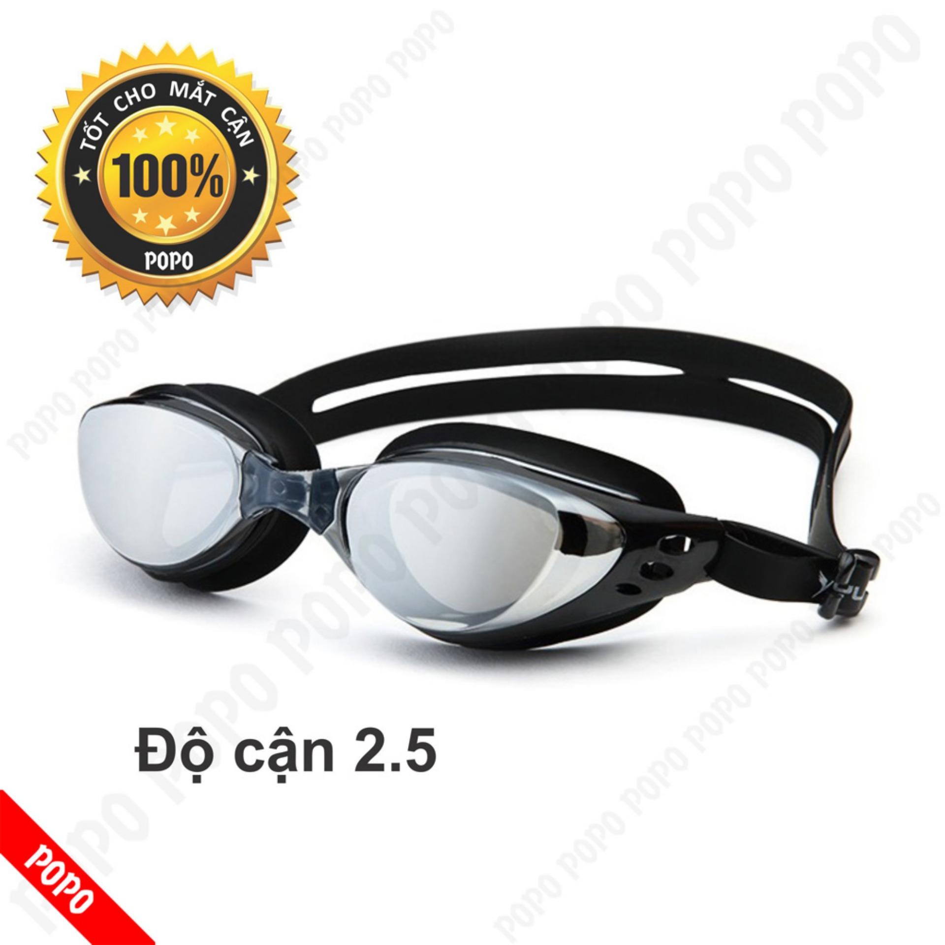 Kính bơi cận 2,5 độ thế hệ mới 610 kiểu dáng thời trang nhỏ gọn chống UV, chống sương mờ LEPIN Việt Nam