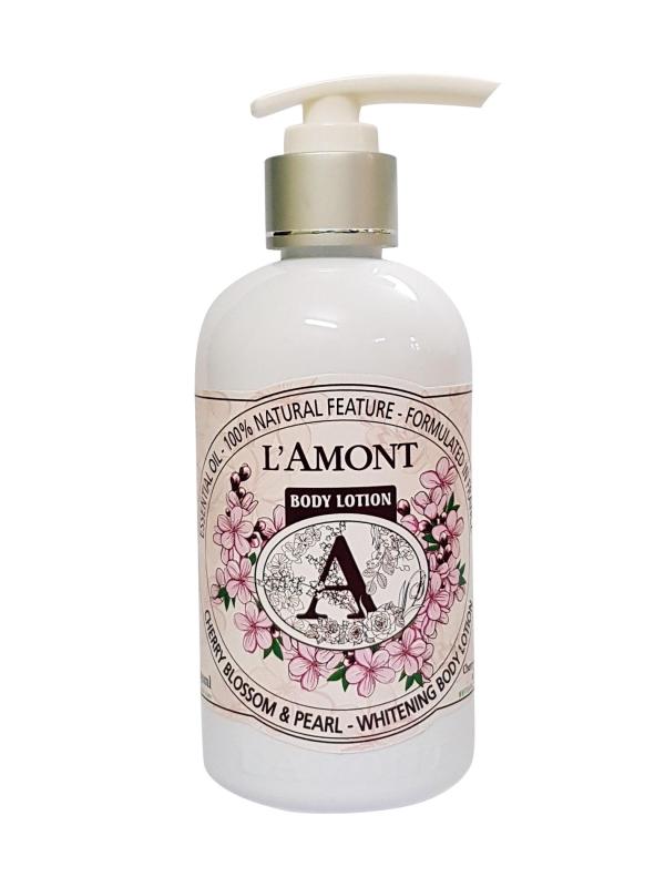 Sữa Dưỡng Thể Lamont En Provence Cherry Blossom & Pearl Whitening Body Lotion Hương Hoa Anh Đào Chai 250ml nhập khẩu